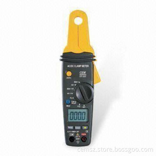 Mini AC/DC Clamp Meter with Frequency of 5Hz to 10MHz